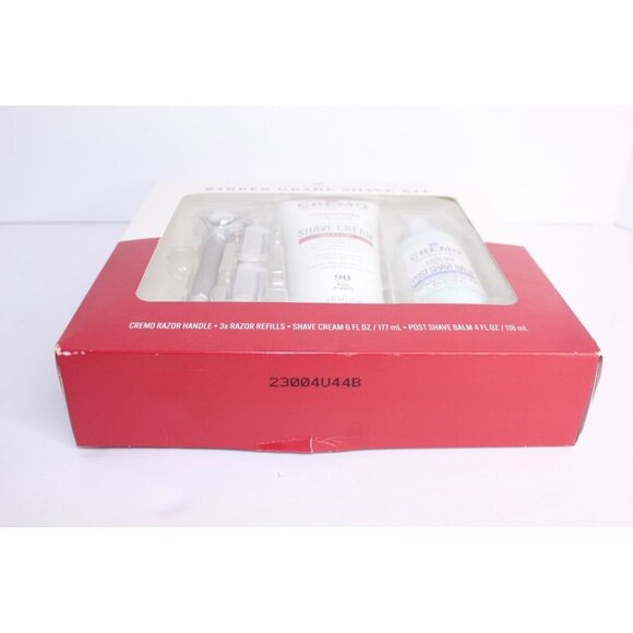 Cremo Barber Grade Shave Kit Razor Shave Cream & Shave Balm Original Formula New - Picture 7 of 9